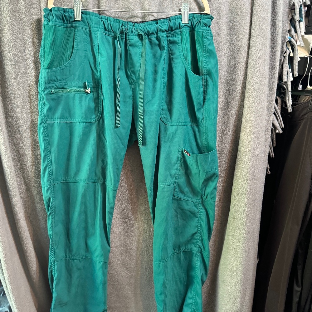 Koi Lite Size Large Womens hunter green scrub pants